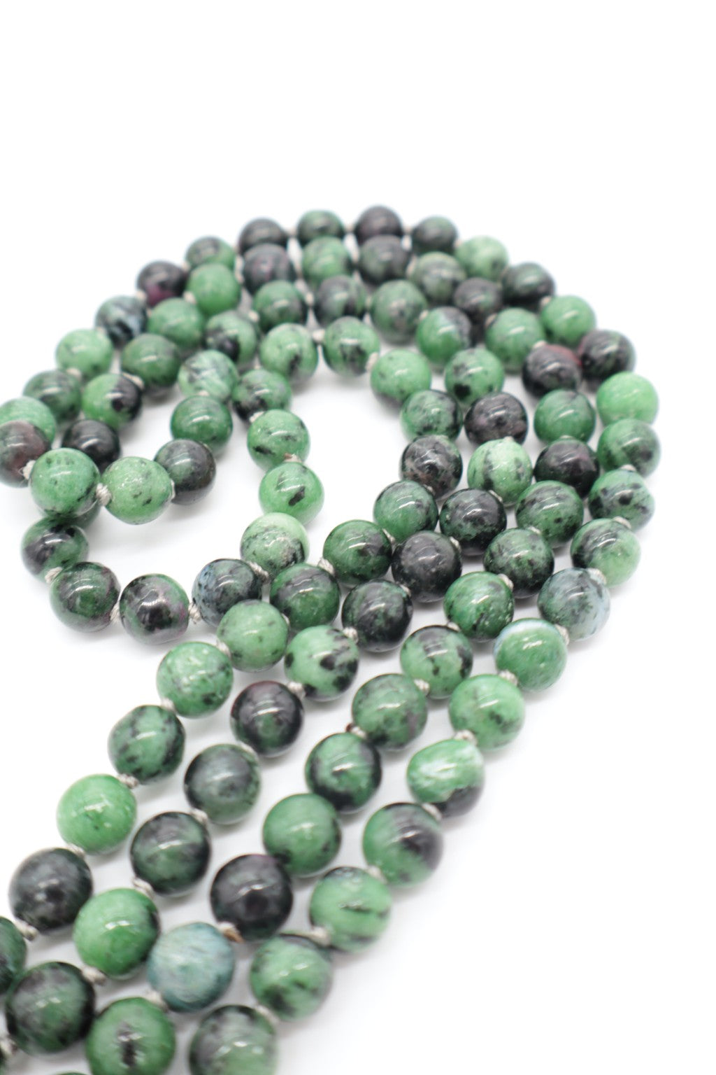 Collana Lunga Zoisite Rubino Essential – 120 cm