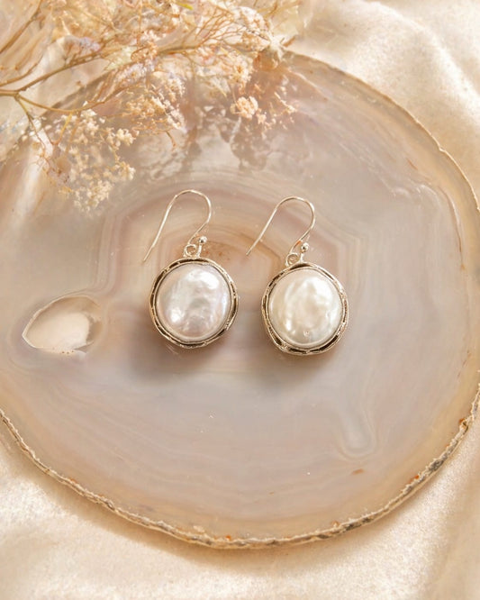 Orecchini in Argento 925 con perle naturali