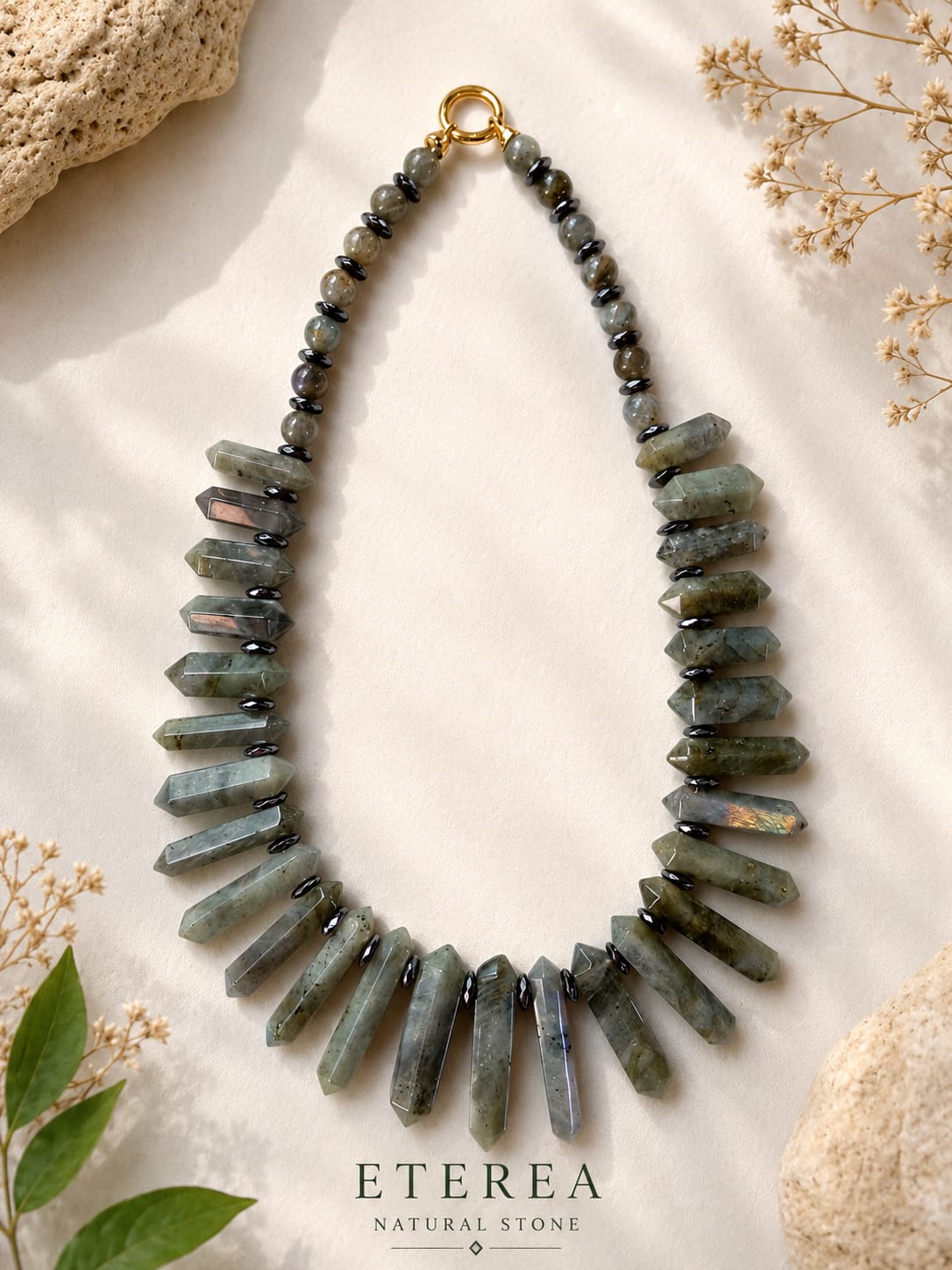 Collana in Labradorite – Eterea Natural Stone