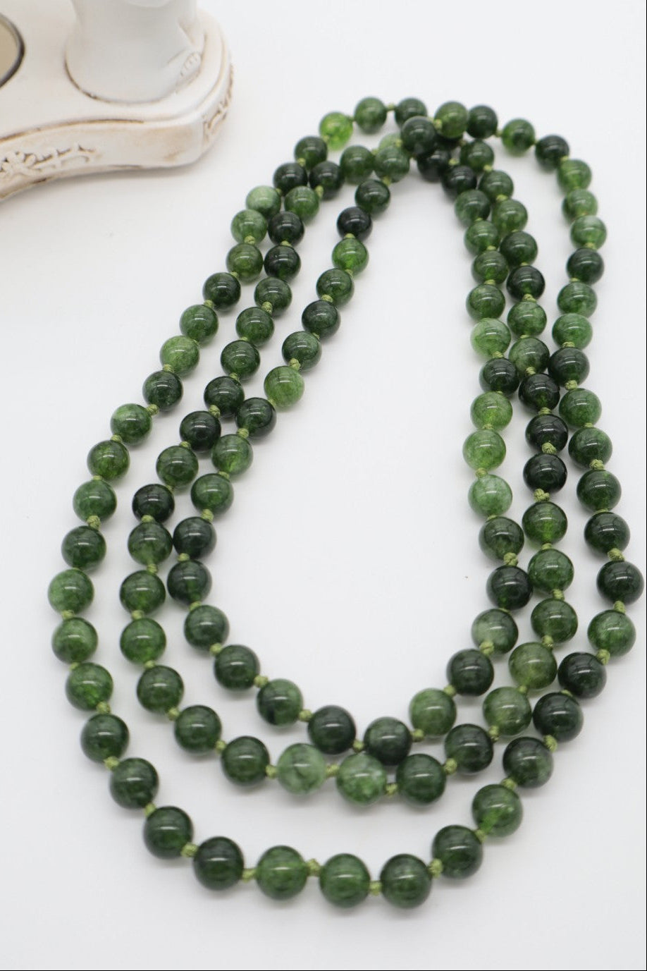 Collana Giada Albite Naturale 120 cm | Eterea