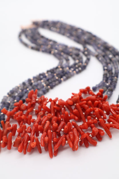 collana-iolite-corallo-rosso-dettaglio